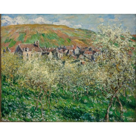  Obraz na płótnie 50x40cm Claude Monet Kwitnące śliwy