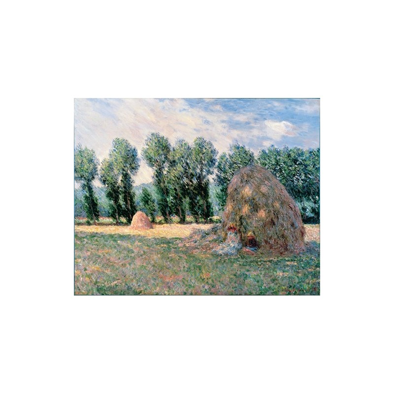  Obraz na płótnie 50x40cm Claude Monet Stogi siana