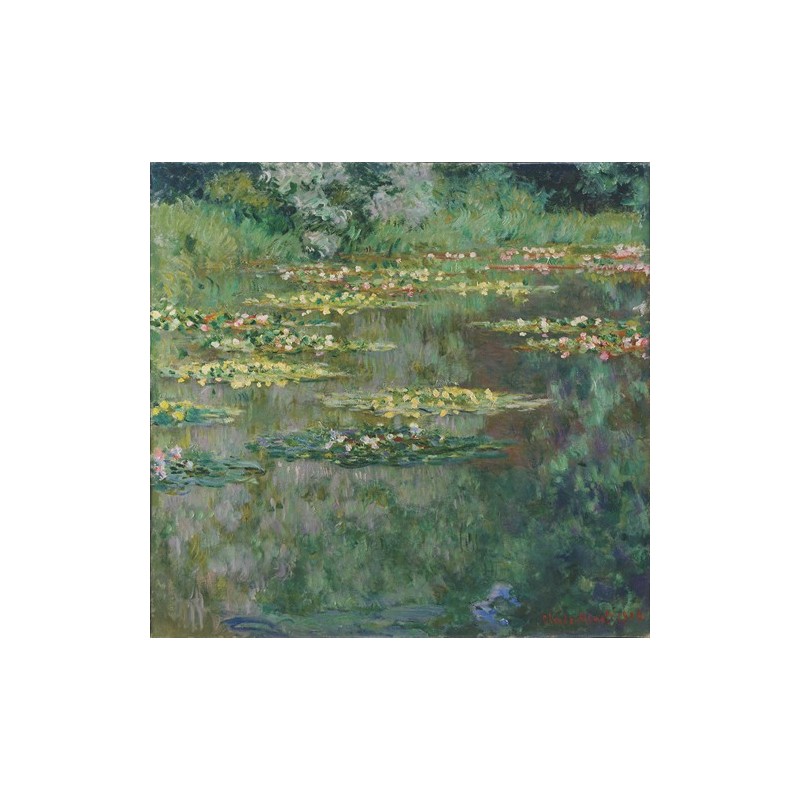  Obraz na płótnie 50x50cm Claude Monet Staw z nenufarami