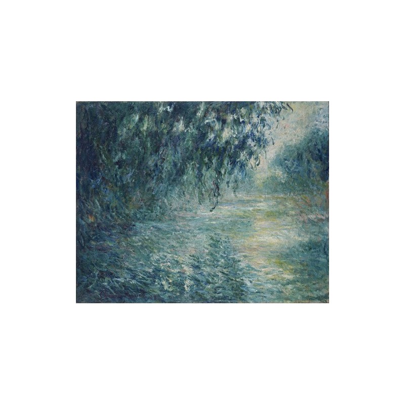  Obraz na płótnie 50x40cm Claude Monet Poranek nad Sekwaną