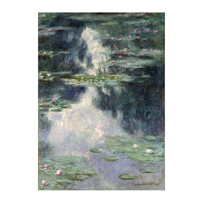  Obraz na płótnie 50x70cm Claude Monet Staw z liliami wodnymi