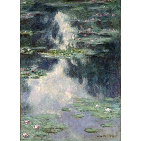  Obraz na płótnie 50x70cm Claude Monet Staw z liliami wodnymi