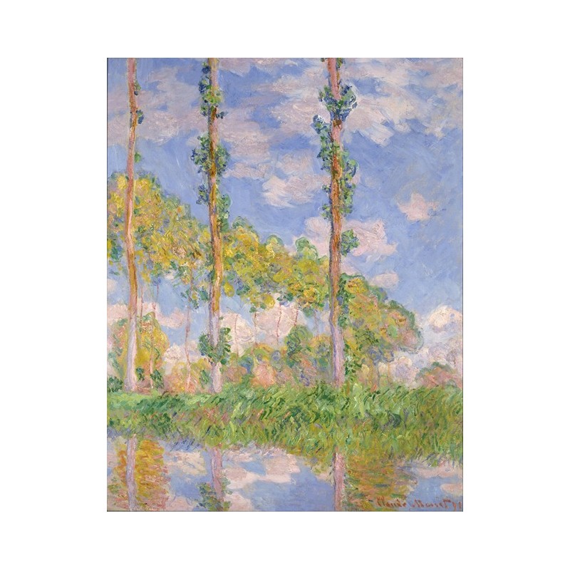  Obraz na płótnie 50x60cm Claude Monet Topole w słońcu