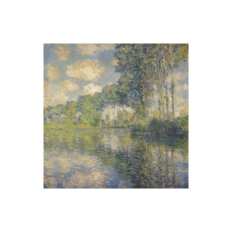  Obraz na płótnie 50x50cm Claude Monet Topole nad rzeką Epte