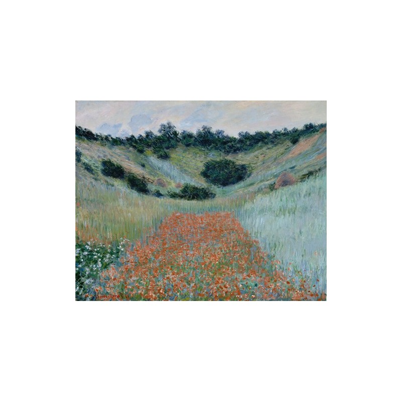  Obraz na płótnie 50x40cm Claude Monet Pole maków w dolinie koło Giverny