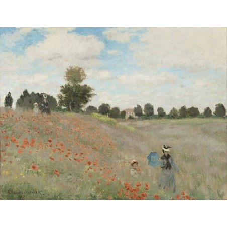  Obraz na płótnie 50x35cm Claude Monet Pole maków