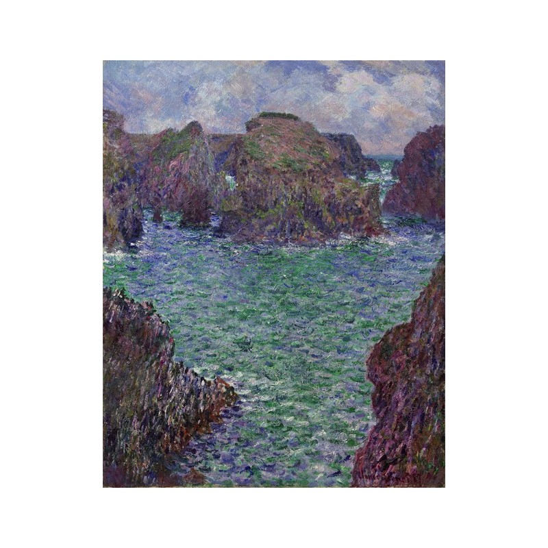  Obraz na płótnie 50x60cm Claude Monet Port-Goulphar Belle-Île