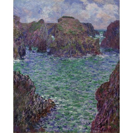  Obraz na płótnie 50x60cm Claude Monet Port-Goulphar Belle-Île