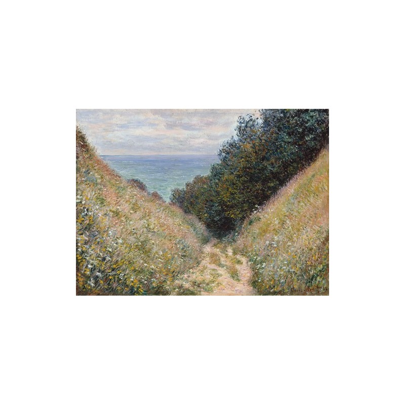  Obraz na płótnie 50x35cm Claude Monet Droga w La Cavée, Pourville