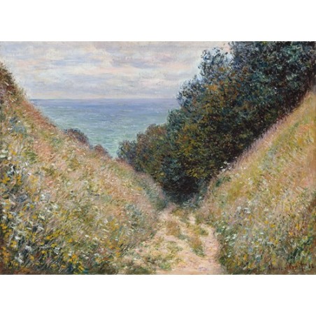  Obraz na płótnie 50x35cm Claude Monet Droga w La Cavée, Pourville