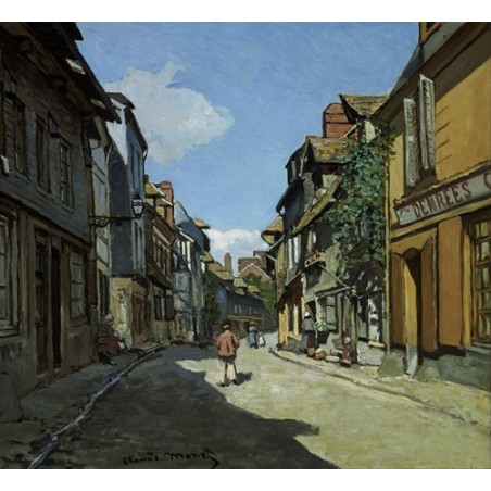  Obraz na płótnie 50x45cm Claude Monet Uliczka Rue de la Bavole