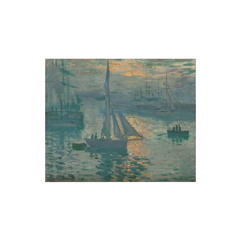  Obraz na płótnie 50x40cm Claude Monet Wschód słońca