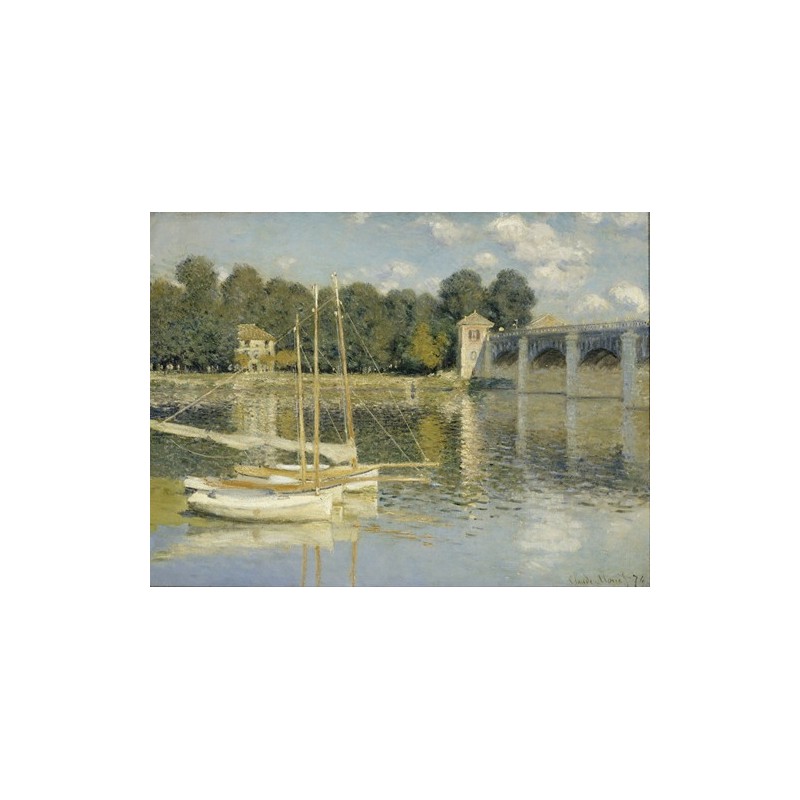  Obraz na płótnie 50x35cm Claude Monet Most w Argenteuil