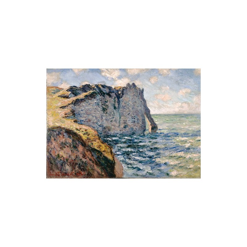  Obraz na płótnie 50x35cm Claude Monet Klif Aval w Étretat
