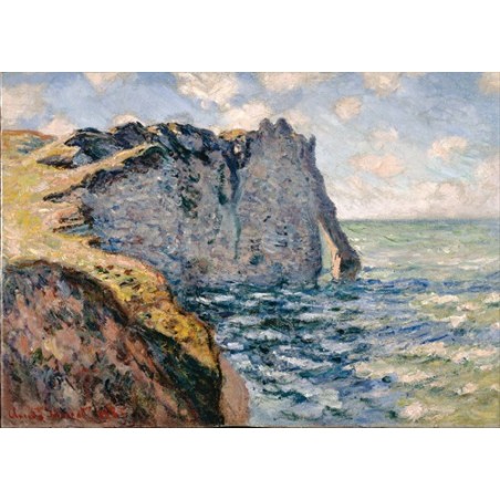  Obraz na płótnie 50x35cm Claude Monet Klif Aval w Étretat