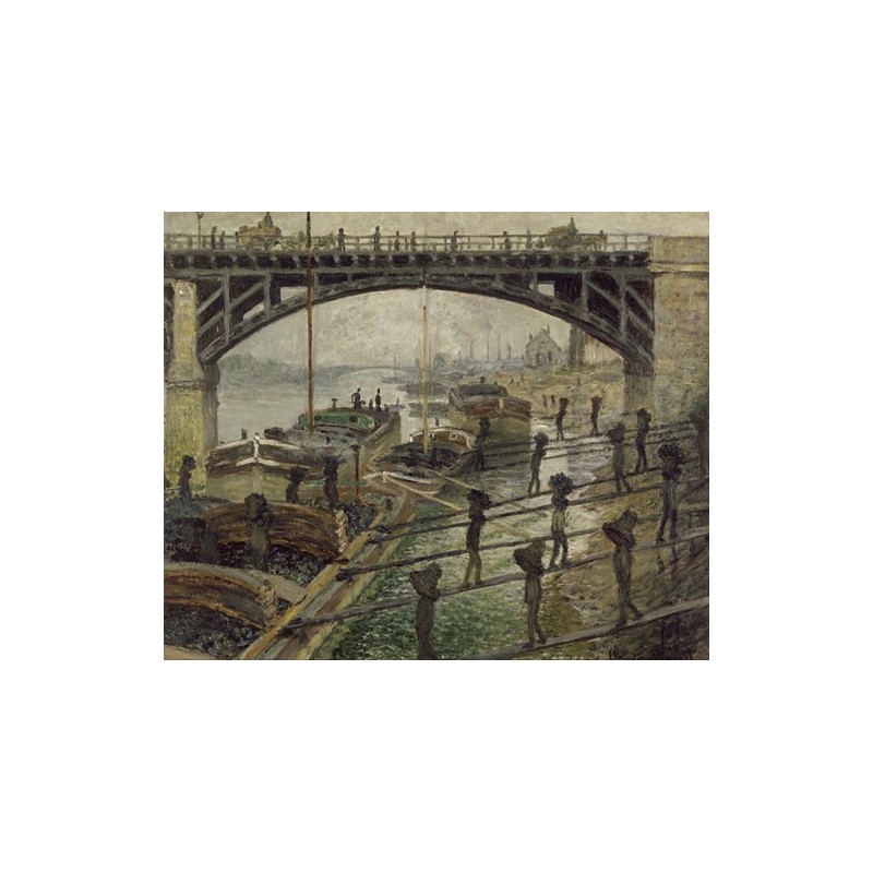  Obraz na płótnie 50x40cm Claude Monet Tragarze węgla