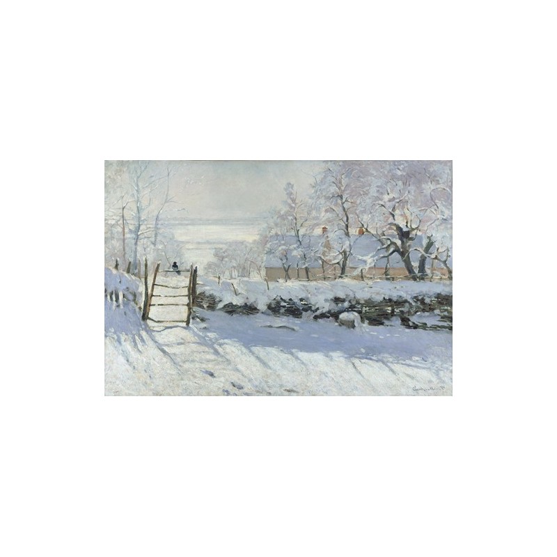  Obraz na płótnie 50x30cm Claude Monet Sroka