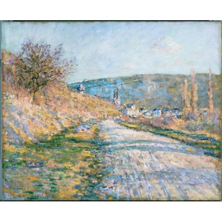 Obraz na płótnie 50x40cm Claude Monet Droga do Vétheuil