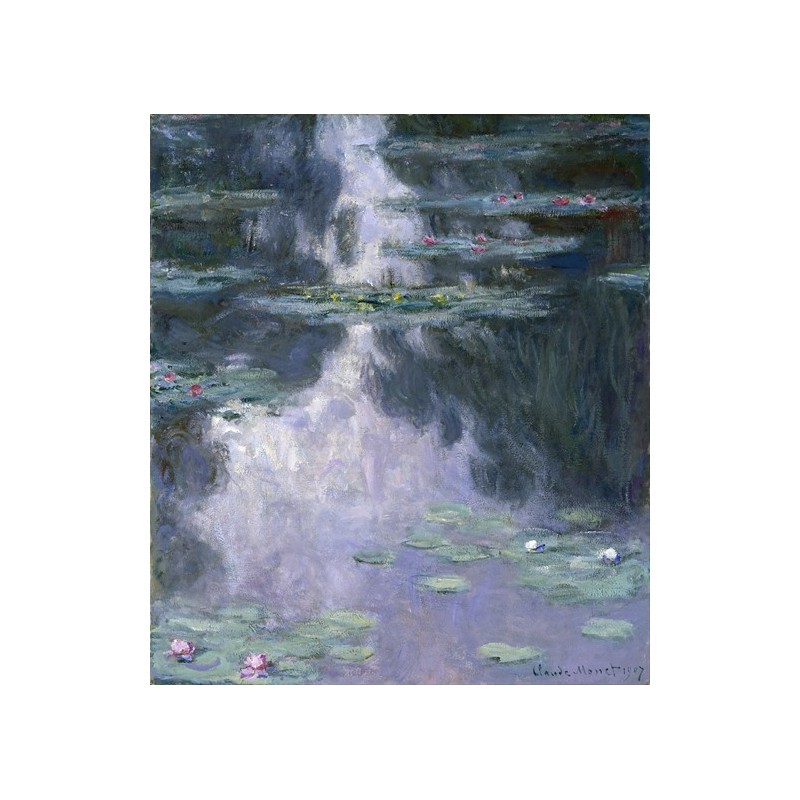  Obraz na płótnie 50x60cm Claude Monet Lilie wodne