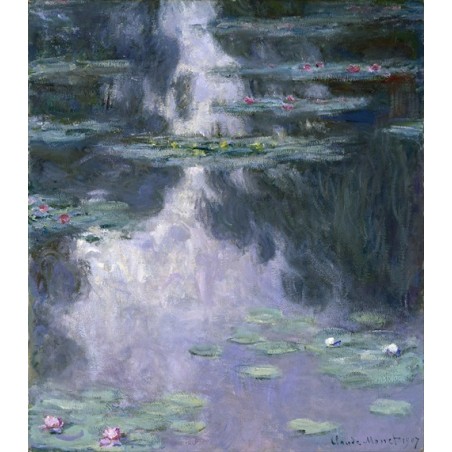  Obraz na płótnie 50x60cm Claude Monet Lilie wodne