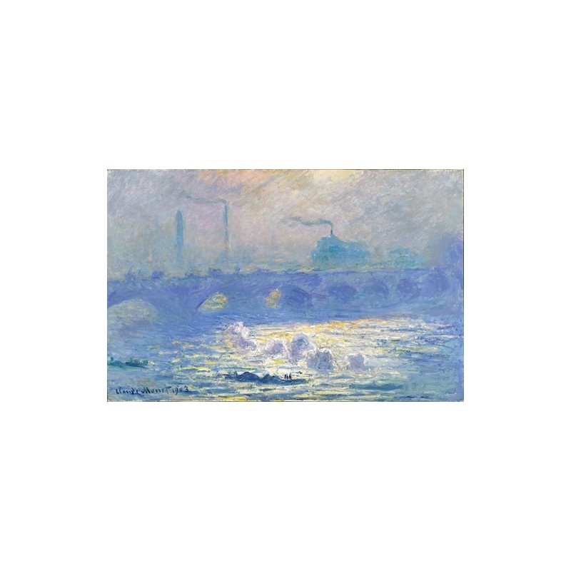  Obraz na płótnie 50x30cm Claude Monet Miasto Waterloo