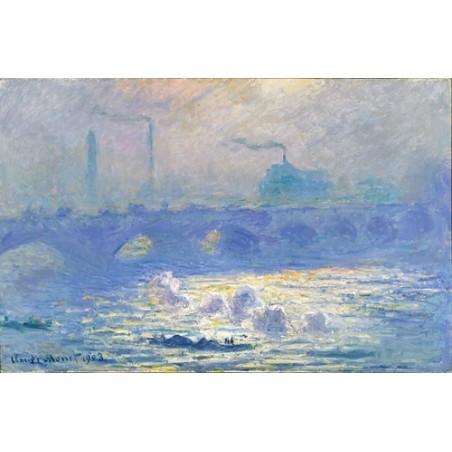  Obraz na płótnie 50x30cm Claude Monet Miasto Waterloo