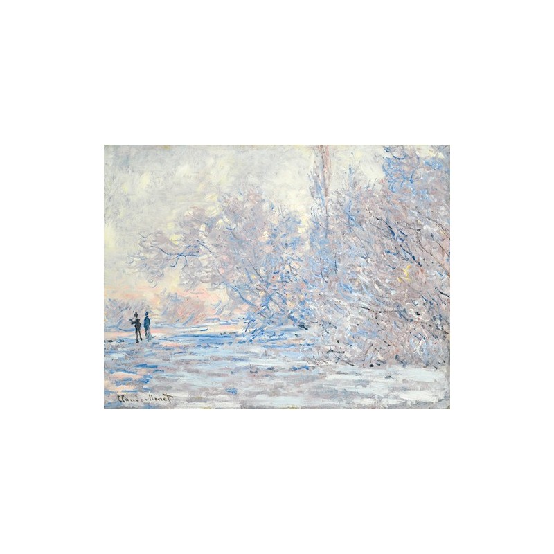  Obraz na płótnie 50x40cm Claude Monet Szron w Giverny