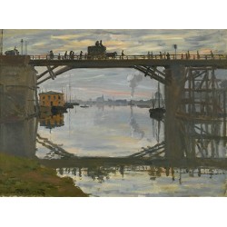  Obraz na płótnie 50x35cm Claude Monet Drewniany most