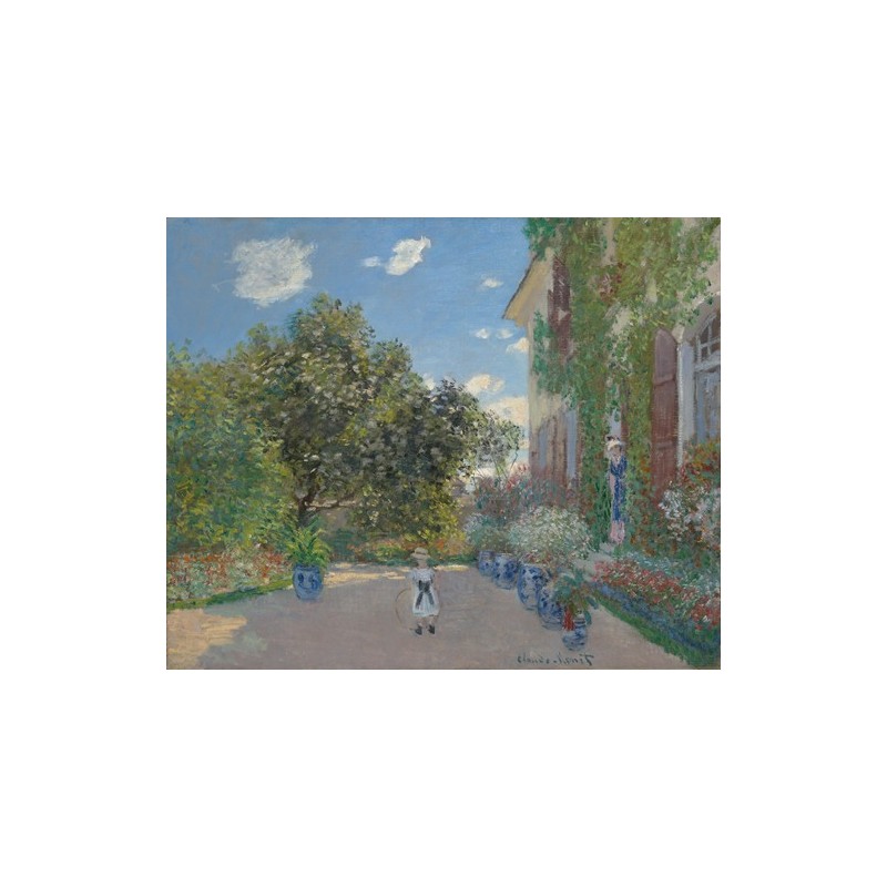 Obraz na płótnie 50x40cm Claude Monet Dom artysty w Argenteuil