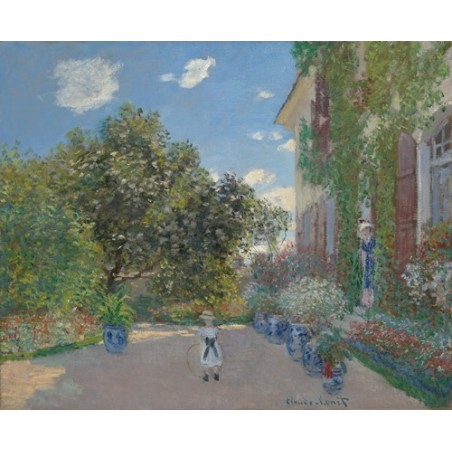  Obraz na płótnie 50x40cm Claude Monet Dom artysty w Argenteuil