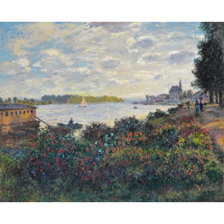  Obraz na płótnie 50x40cm Claude Monet Sekwana w Argenteuil