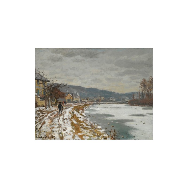  Obraz na płótnie 50x40cm Claude Monet Sekwana w Bougival