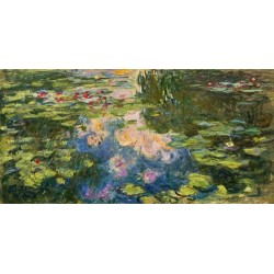  Obraz na płótnie 50x25cm Claude Monet Staw z nenufarami