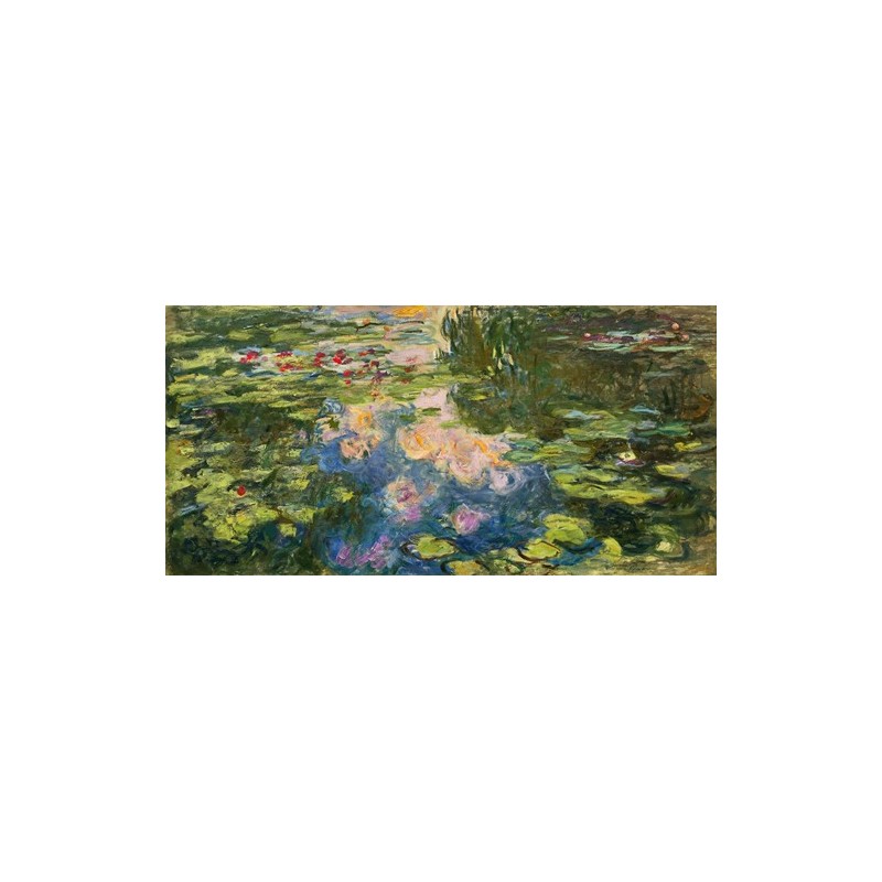  Obraz na płótnie 50x25cm Claude Monet Staw z nenufarami