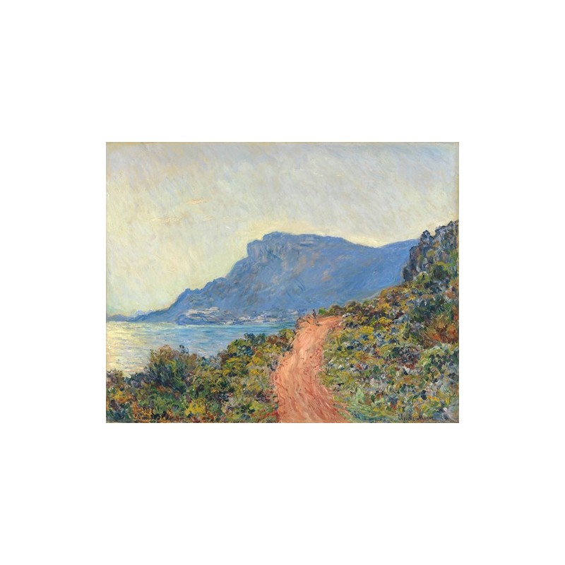  Obraz na płótnie 50x40cm Claude Monet La Corniche w pobliżu Monako