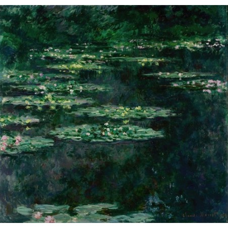  Obraz na płótnie 50x50cm Claude Monet Lilie wodne