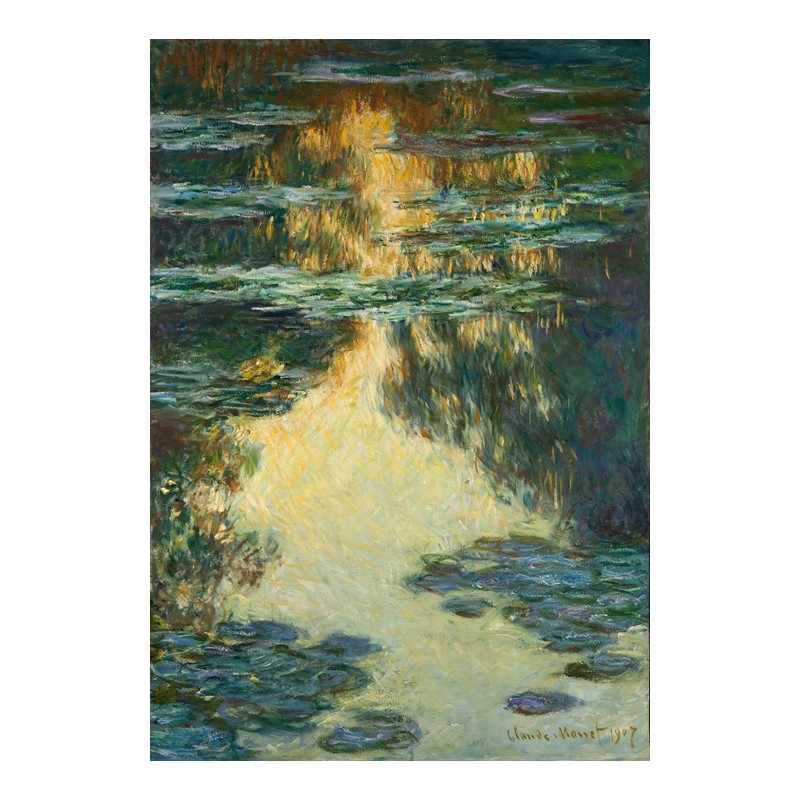  Obraz na płótnie 50x70cm Claude Monet Lilie wodne