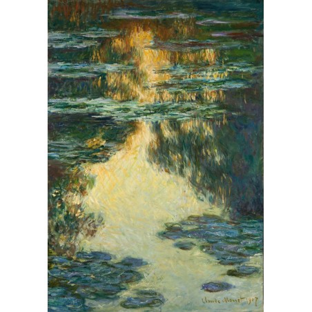  Obraz na płótnie 50x70cm Claude Monet Lilie wodne