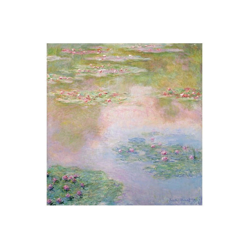  Obraz na płótnie 50x50cm Claude Monet Nenufary