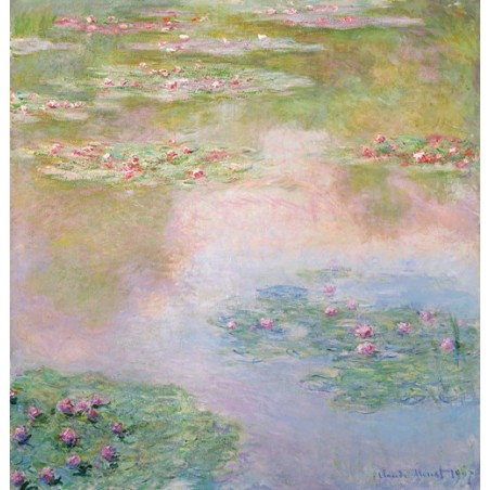  Obraz na płótnie 50x50cm Claude Monet Nenufary