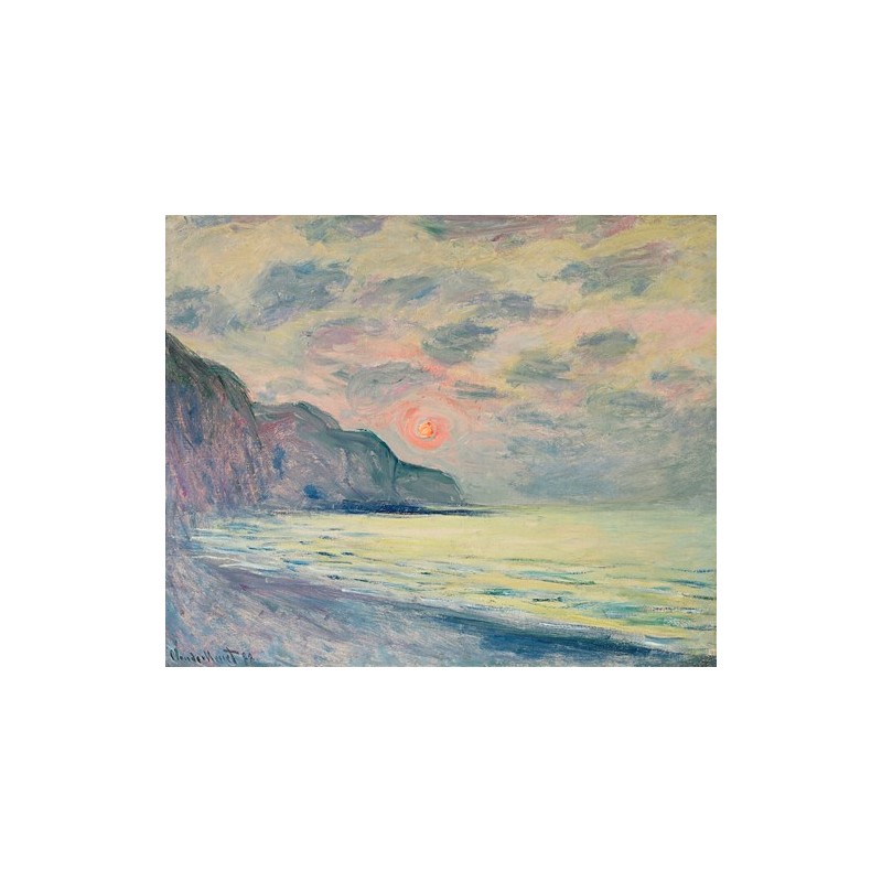  Obraz na płótnie 50x40cm Claude Monet Zachód słońca