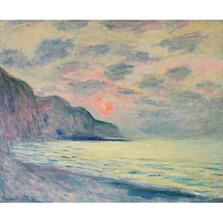  Obraz na płótnie 50x40cm Claude Monet Zachód słońca