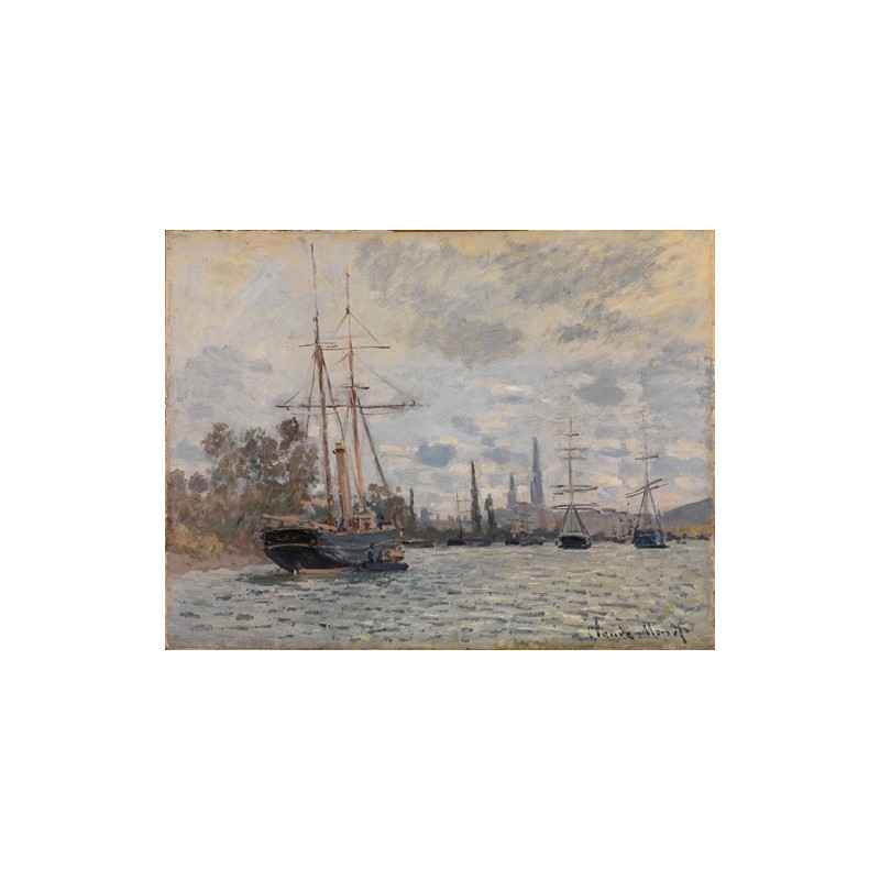  Obraz na płótnie 50x40cm Claude Monet Sekwana w pobliżu Rouen