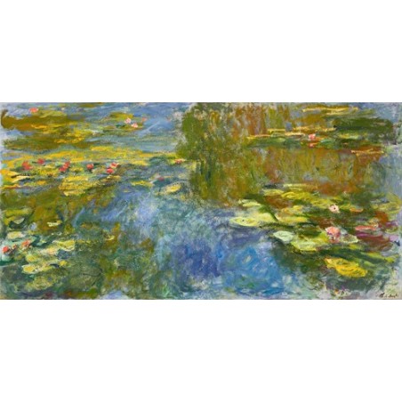  Obraz na płótnie 50x25cm Claude Monet Staw z nenufarami
