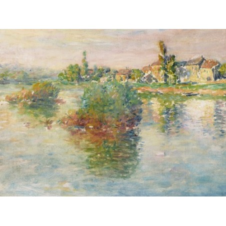  Obraz na płótnie 50x35cm Claude Monet Sekwana w Lavacourt