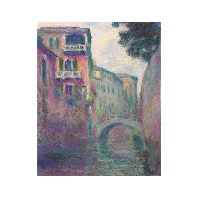  Obraz na płótnie 50x60cm Claude Monet Kanał Rio de la Salute