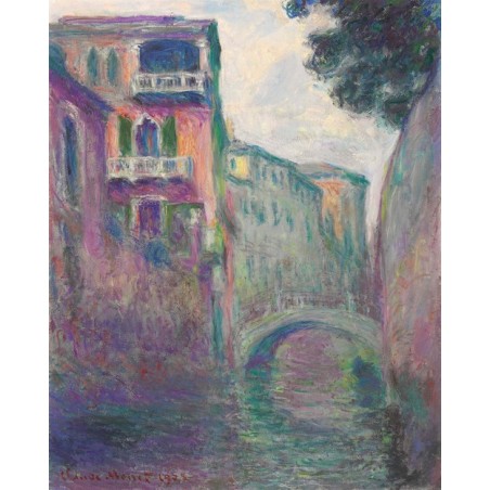  Obraz na płótnie 50x60cm Claude Monet Kanał Rio de la Salute