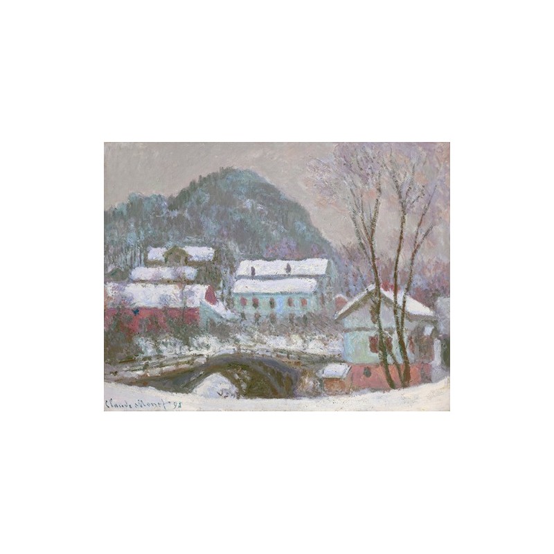  Obraz na płótnie 50x40cm Claude Monet Norwegia w śniegu