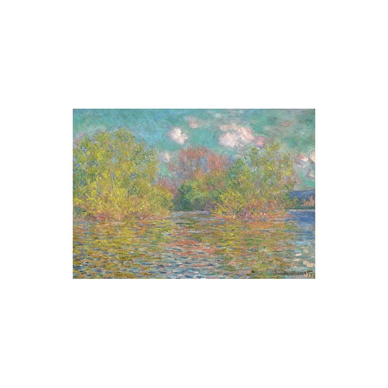  Obraz na płótnie 50x35cm Claude Monet Sekwana w pobliżu Giverny