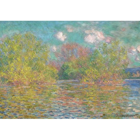  Obraz na płótnie 50x35cm Claude Monet Sekwana w pobliżu Giverny